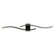 plafoniera led 21w 1680lm negru nisip 3000k