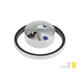 plafoniera led 7w 560lm negru 3000k 5