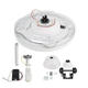 plafoniera led cu ventilator 36w 3cct 2880lm 100 240v alb slim telecomanda 3