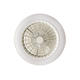 plafoniera led cu ventilator 36w 3cct 2880lm 100 240v alb telecomanda