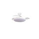 plafoniera led cu ventilator 30w 3cct 2400lm alb telecomanda
