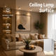 corp spot led patrat plastic gu10 alb ip20 2
