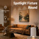 corp spot led rotund plastic gu10 alb ip20 2