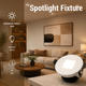corp spot led aluminiu alb gu10 ip20 5