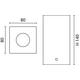 corp spot led aluminiu corp alb reflector negru gu10 ip20 2