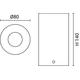 corp spot led aluminiu corp alb reflector negru gu10 ip20 2