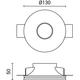 corp spot led incastrat gips rotund gu10 1