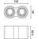 corp de iluminat spot led aluminiu alb gu10 ip20 1
