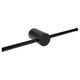 aplica led perete aluminiu negru ip20 16w 3000k