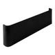 aplica led perete aluminiu negru ip20 12w 3000k
