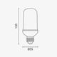 led flame bulb e27 100 240v 3w 5w three mode version 2