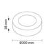 aplica led 24w rotunda 2800k 2