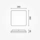 aplica led 24w patrata ip54 cct 2565lm 2
