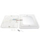 aplica led 24w patrata ip54 cct 2565lm 4