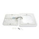 aplica led cu senzor 18w patrata ip54 cct 1880lm 3