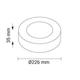 aplica led rotunda 18w 1450lm cct 2