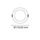 spot led rotund cct 6w 450lm 1