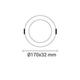 spot led rotund cct 12w 950lm 1