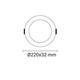 spot led rotund cct 18w 1450lm 1