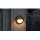 aplica led de exterior negru 24w 2400lm 100 240v 3000k cri 80 ip65 3