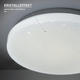 aplica led 12w 880lm cct cu selector dip ip20 dispersor cu stele 4