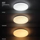 aplica led 18w 1550lm cct cu selector dip ip20 dispersor mat 4