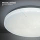 aplica led 18w 1550lm cct cu selector dip ip20 dispersor cu stele 4