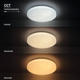 aplica led 18w 1550lm cct cu selector dip ip20 dispersor cu stele 5