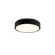 plafoniera led rotunda 18w 1350lm 4500k negru 4