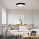 plafoniera led rotunda 30w 2250lm 4500k negru 5