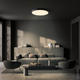 plafoniera led rotunda 54w 4050lm 3000k negru 5