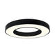 plafoniera led rotunda 36w 2700lm 4500k negru 4