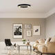 plafoniera led rotunda 36w 2700lm 3000k negru 5