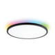 aplica led de tavan negru rgb 24w ir cct rgb 1920lm 1