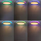 aplica led de tavan negru rgb 24w ir cct rgb 1920lm 6