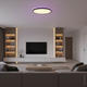 aplica led de tavan negru rgb 24w ir cct rgb 1920lm 8