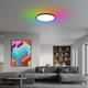 aplica led de tavan negru rgb 32w ir cct rgb 2560lm 6