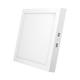 aplica led patrata 12w 840lm 4500k eco