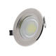 spot led 10w cob rotund 6000k inox