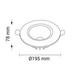 spot led 20w ac220 240 145 2700k certificare tuv 2