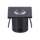 spot led patrat 1w negru 220v 60lm 3000k