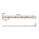 banda led cob 24v 512 led m 4000k ip20 12w m ra90 2