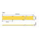banda led cob extra lata 960 led m 24v 20mm 28w 3000k ip20 1