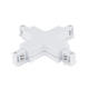conector liniar cu 4 contacte alb