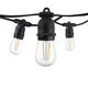 ghirlanda pentru exterior alb 15buc e27 ip65 144m socluri pendul