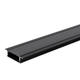 profil aluminiu banda led corp negru dispersor negru l 2m 41x10mm