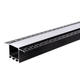 profil aluminiu banda led corp negru dispersor alb l 2m 715x35mm