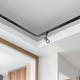 conector pentru sina 2 contacte unghi negru 1