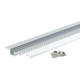 profil aluminiu banda led corp gri dispersor alb l 2m 56x15x15mm 1