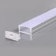 profil aluminiu banda led corp negru dispersor negru l 2m